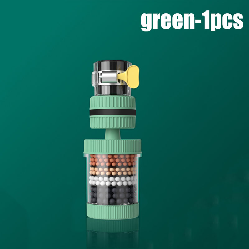 1/2 stuks waterkraanfilter huishoudelijke keuken thuis kraan mini kraanwater schoon luchtreiniger filter filtratie cartridge koolstoffilter: Paars