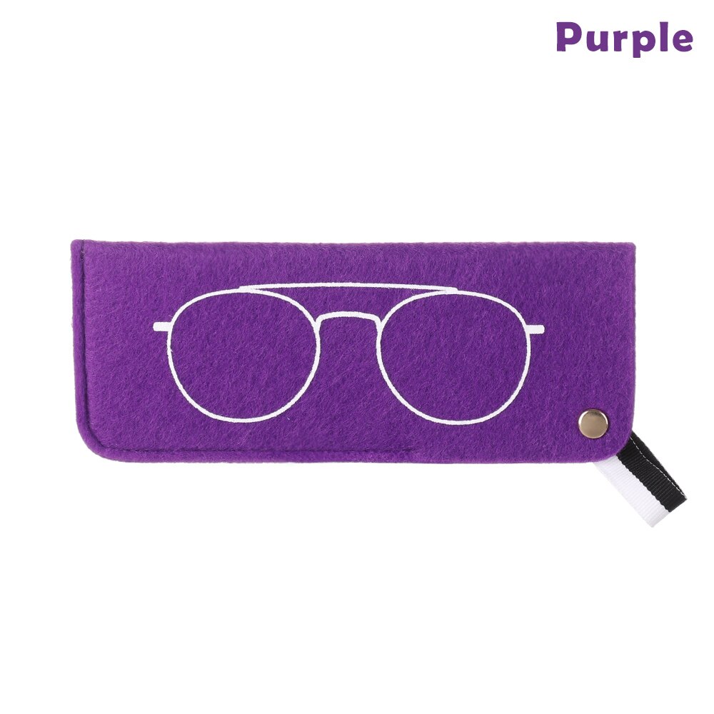 Sunglasses Case Men Wool Felt Cloth Women Glasses Case Package Eyeglasses Box Bag Protection Eyewear Accessoires