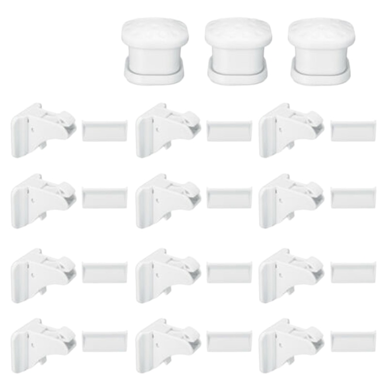 30 st magnetisk skåp låda skåp lås barn baby säker barnsäker kit