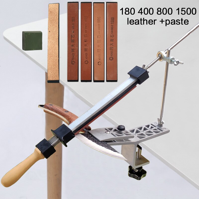 Fixed Angle Sharpener Diamond Bars Knife Sharpener With Four Sharpening Stones Whetstone Grinding System Tools: set 5