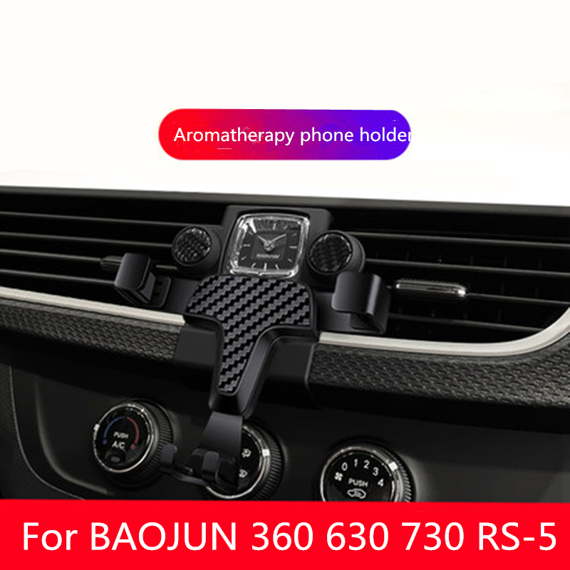 Gravity Auto Air Vent Outlet Dashboard Mobiele Mobiele Telefoon Houder Reactie Clip Mount Cradle Voor BAOJUN 360 630 730 RS-5 510 530