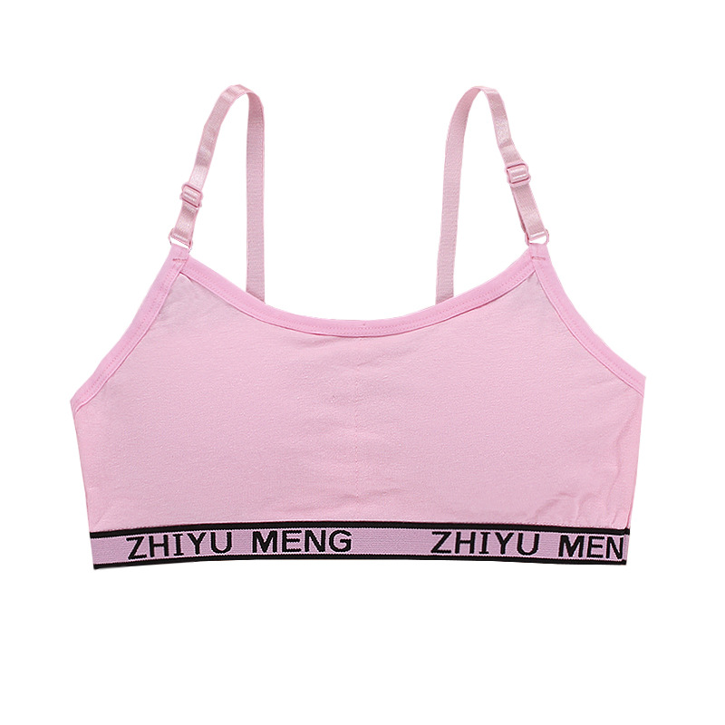 Filles Formation Soutiens-gorge Enfants 11 Doux Sous-Vêtements Filles Accessoires Respirant Enfants Soutiens-gorge pour Adolescente 8-16y Réglable Sling 13: Rose