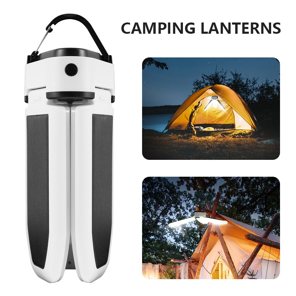 Camping Tent Lantaarn 60LED Solar Licht Draagbare Licht Camping Licht Usb Oplaadbare Workshop Lamp Nood Camping Licht Lamp