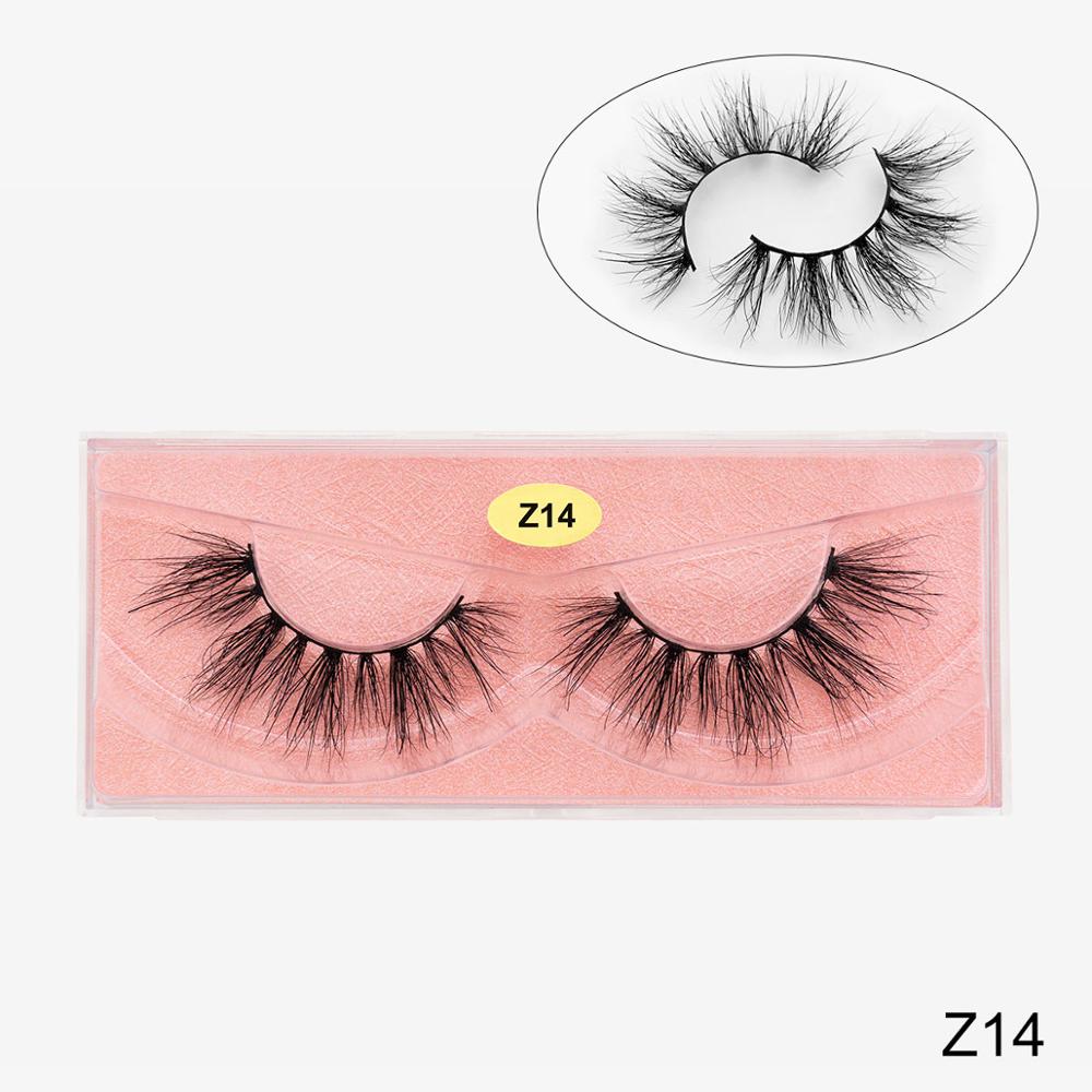 Mink lashes 3d mink eyelashes Natural long real mink Cruelty free 100% Handmade Natural eye lashes Mink eyelashes: Z14