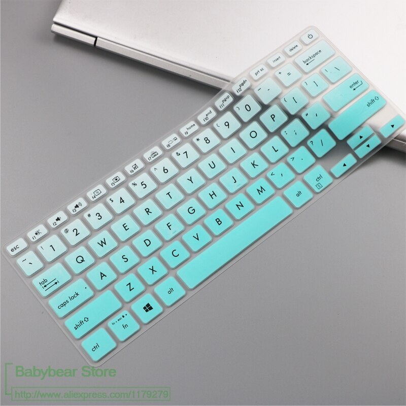 För asus vivobook  s13 s330un s330ua s330u s330 330 adol s tangentbordsskydd 13 13.3 tums silikon laptop tangentbord skyddande: Fademint