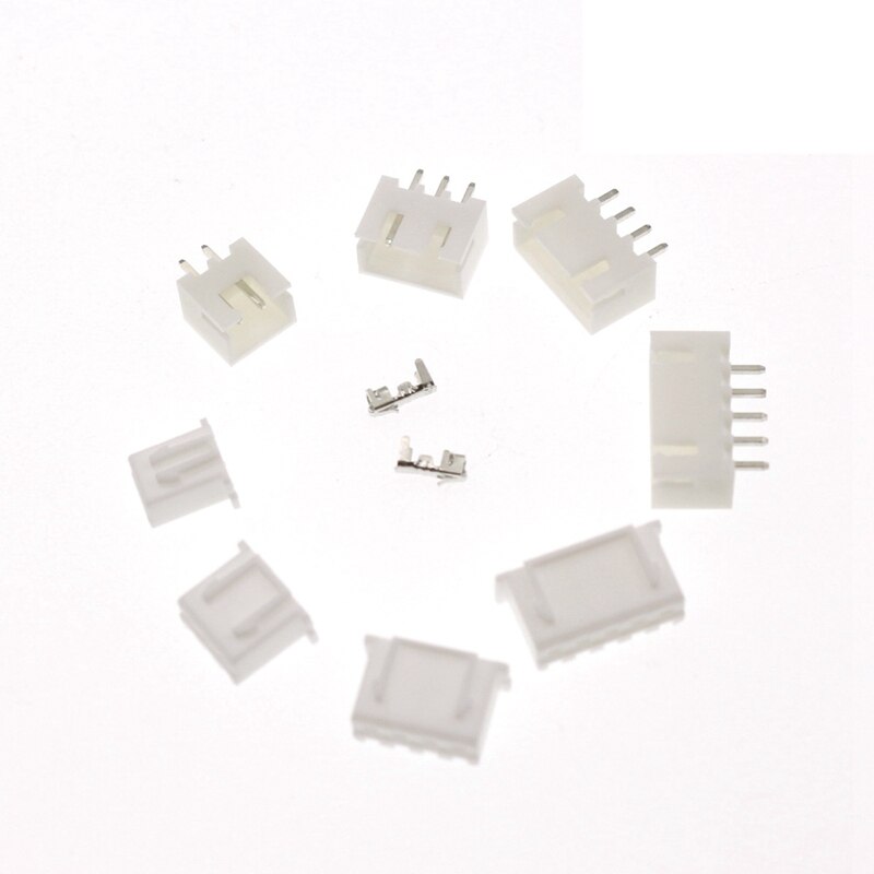 XH2.54 Jst Terminal Kit Wire Connector Adaptor 2P 3P 4P 5P 2.54mm 2.5mm Pin Header Housing Xh TJC3 230Pcs