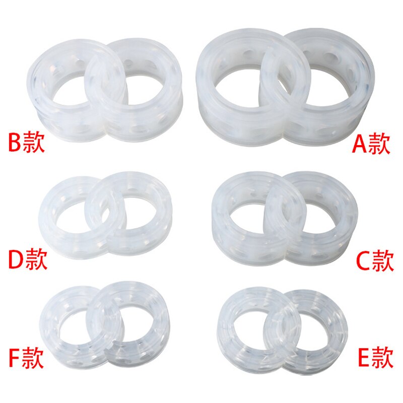 1 car modified transparent spring shock absorber shock absorber modified special buffer shock absorber glue