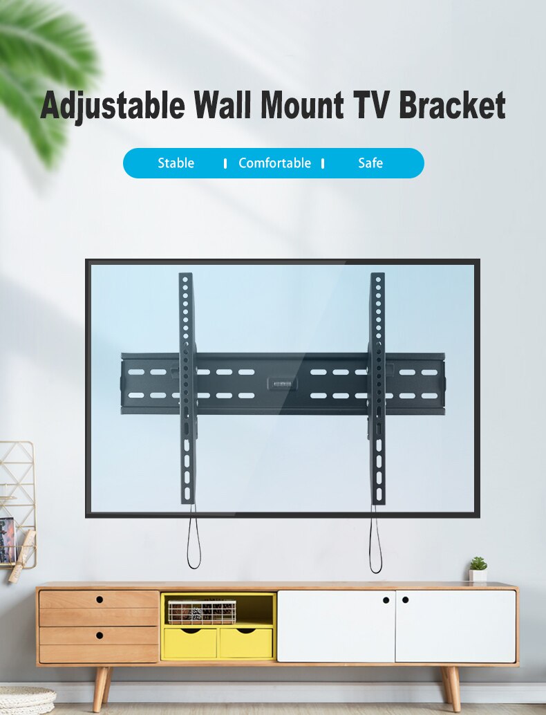 Wall Mount TV Bracket for 32-65“ Inches TV in Living Room Bed Room Office Meeting Room Load up to 40 kg