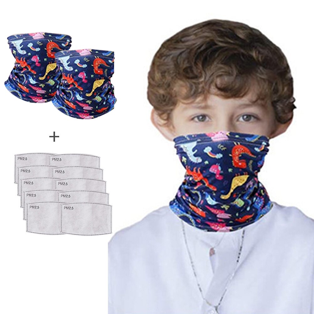 Multifunktions Kinder Cartoon Radfahren bib Bandana Sport Laufschuhe Neck Schal Waschbar Gesicht Abdeckung für 6-14 jahre alt #37: 3