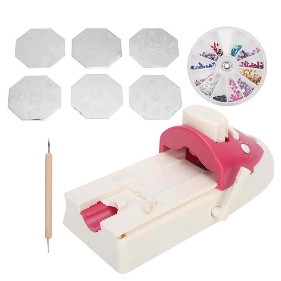Nail Art Printer Nail Art Patroon Stempel Manicure Stamper Diy Kit Set Manicure Printer Machine