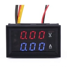 DC0-100V 10A 50A 100A Digital Voltmeter Amperemeter 2 in1 Multimeter 12 V/24 V Spannung Ampere Meter Volt Ampere Messgerät Tafel Dual Anzeige
