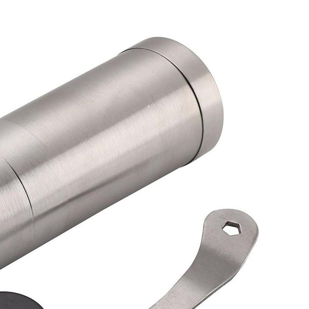 Tragbare Manuelle Kaffeemühle Hand Kurbel Edelstahl Material Kaffee Maschine für Reisen Camping Rucksack