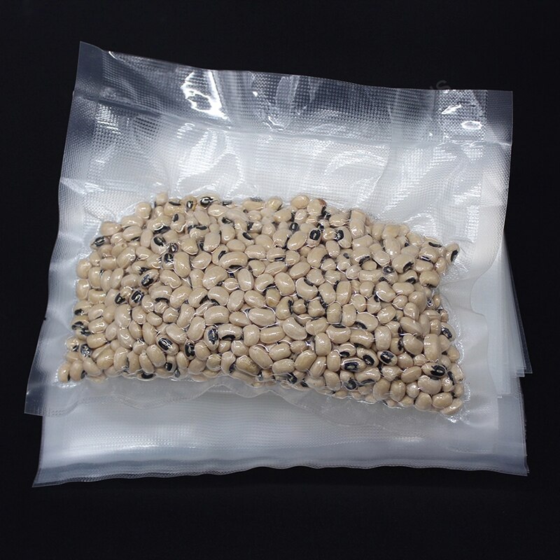 100 Stks/partij Vacuüm Sealer Plastic Opbergtas Voor Vacuüm Sluitmachine Verpakking Seal Zakken Voor Voedsel