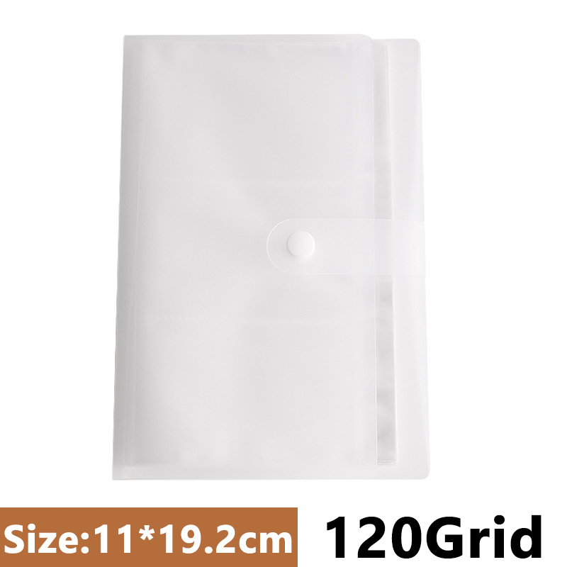 Jewelry Organizer Jeweler Book Ring Earrings Necklace Bracelet Organizer Storage Bag Packaging Display Jewellry Photo Album: WHITE