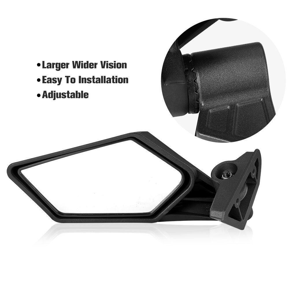 UTV Rearview Adjustable 4x4 Racing Side Mirrors Set for CanAm Maverick
