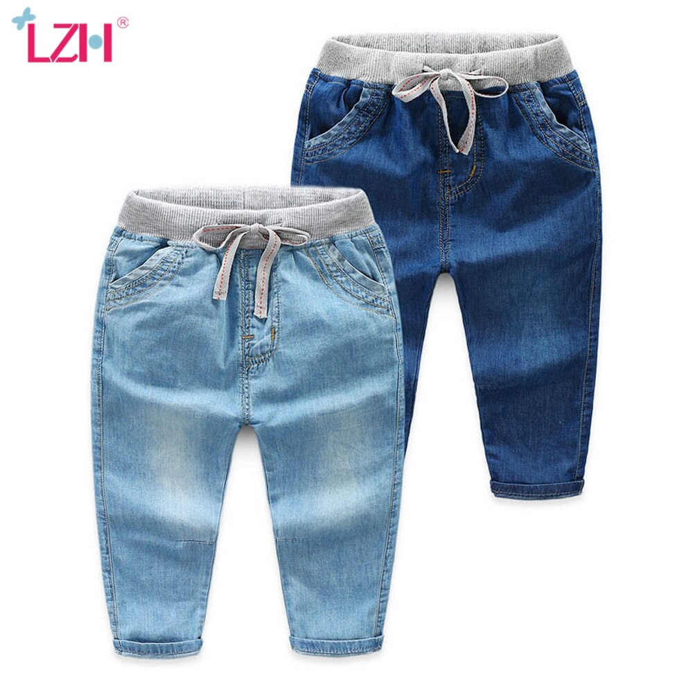 Zomer Peuter Jongens Broek Herfst Jongens Zachte Dunne Jeans Voor Baby Jongens Broek Kinderkleding Kinderen Jeans 2 3 4 5 Jaar