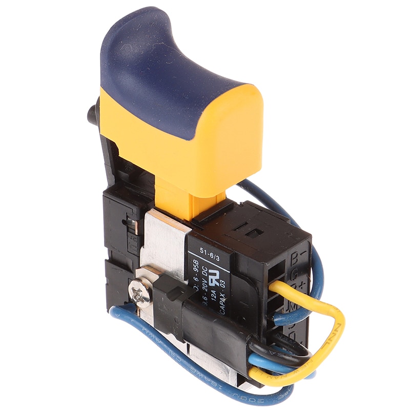 1PC DC 12V Lithium Rechargeable Drill Hand Drill Brushed DC Motor Speed Switch