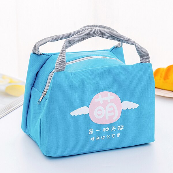 Cartoon Portable Lunch Bag Insulated children's snack Bento picnic Box Tote Container thermal School Food Organizer Pouch Item: P