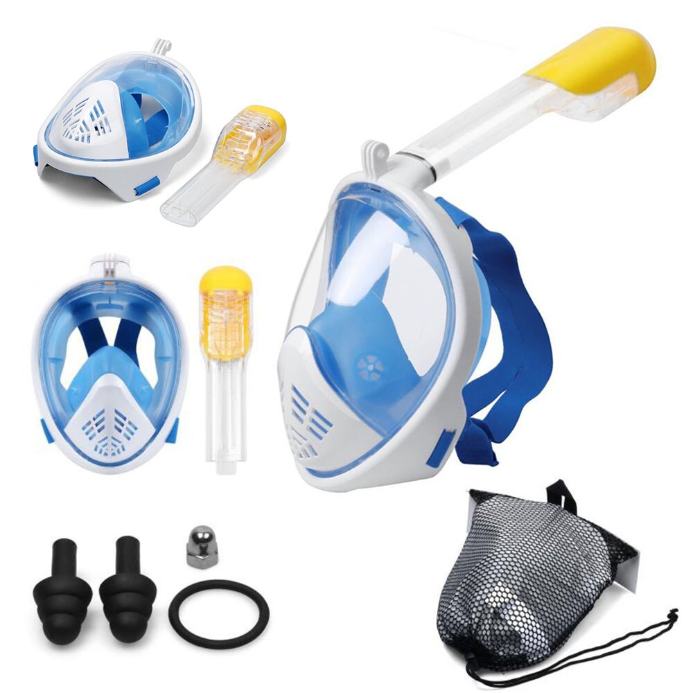 thumbnail image 2 of Typhoon Full Face Diving Mask & Snorkel Set – Adult L/XL Scuba Snorkeling Goggle 2 of 6