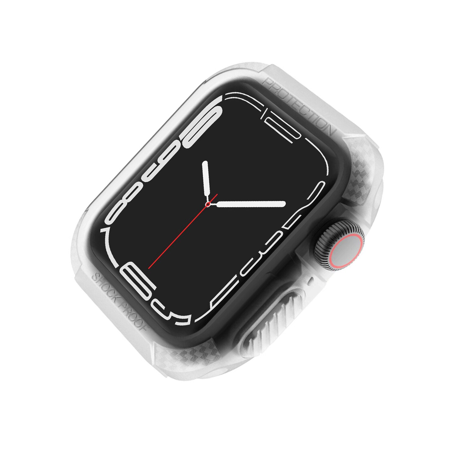 Couvercle robuste pour coque Apple Watch série 7, 44mm 40mm 45mm 41mm se 6 5 4 3, protecteur d&#39;écran TPU, accessoire iWatch: Clear / 38mm or 40mm or 41MM