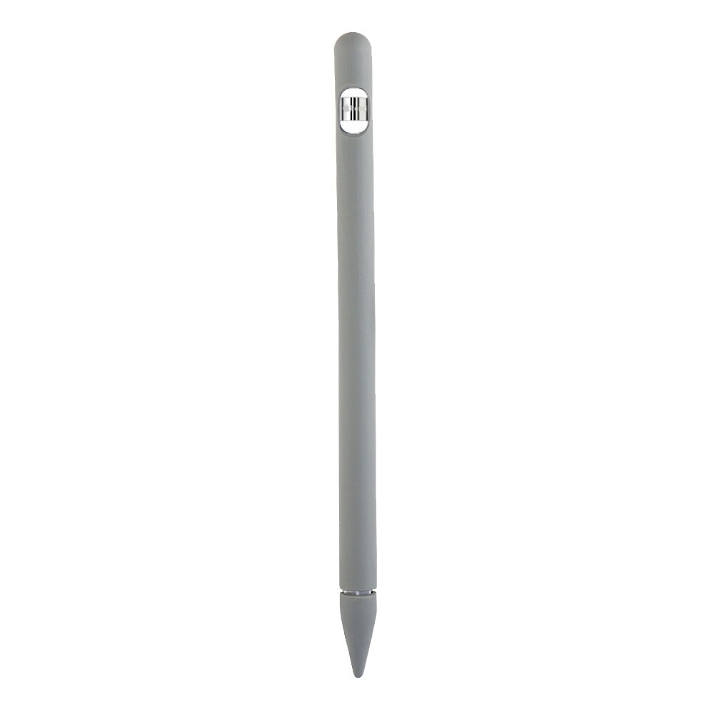 Funda protectora para Apple Pencil 1, funda de silicona blanda de colores Compatible con iPad, tableta, lápiz táctil: Gray