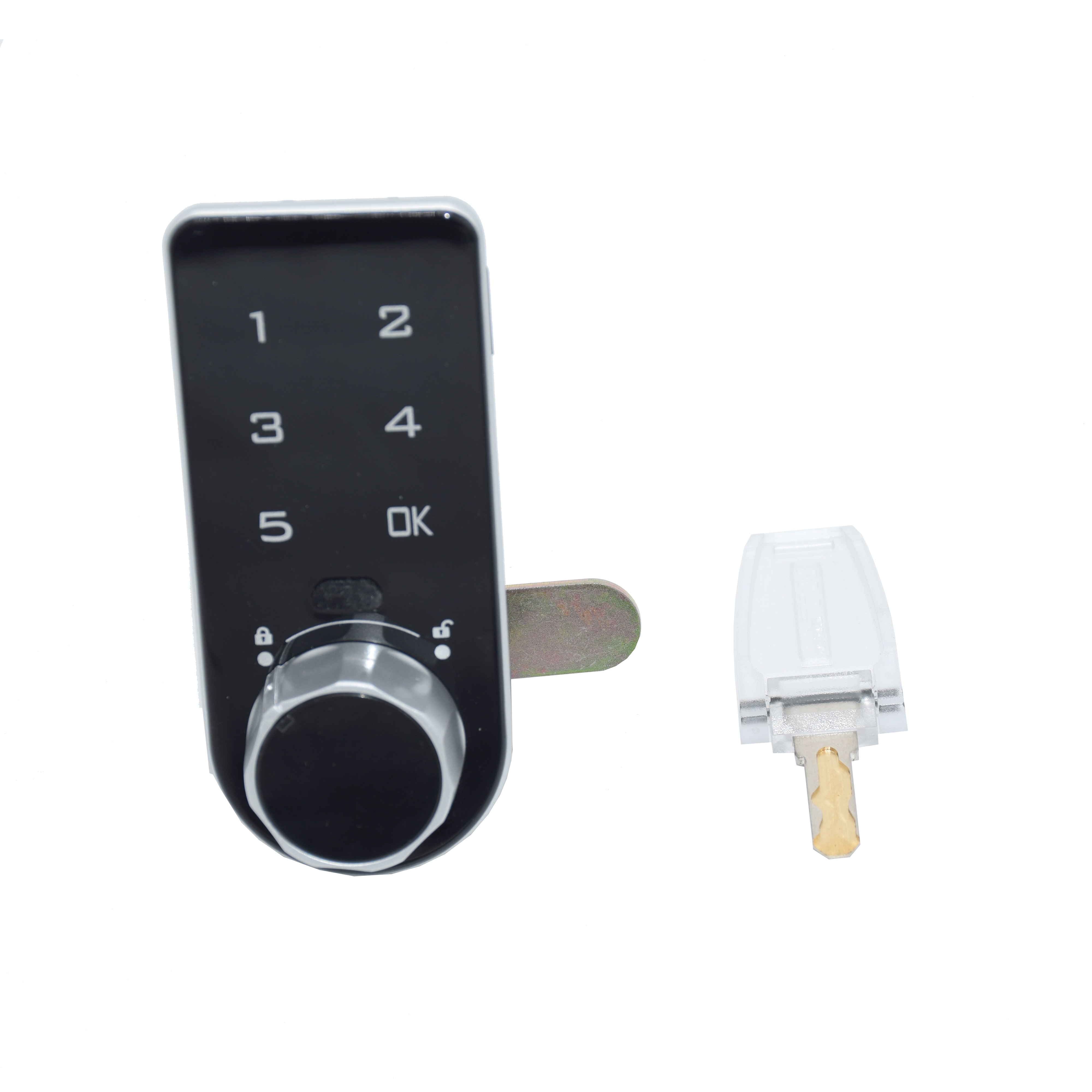 Electric Touch Keypad Password Code Number Cabinet Drawer Lock With Key For cabinet drawer Mailbox access control