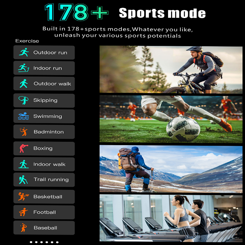 accorto guarda da uomo all'aperto costruito-in GPS Bussola Illuminazione IP68 Impermeabile 178+ Modalità sportivo Frequenza cardiaca Chiamata BT accorto guarda 2025 Nuovo