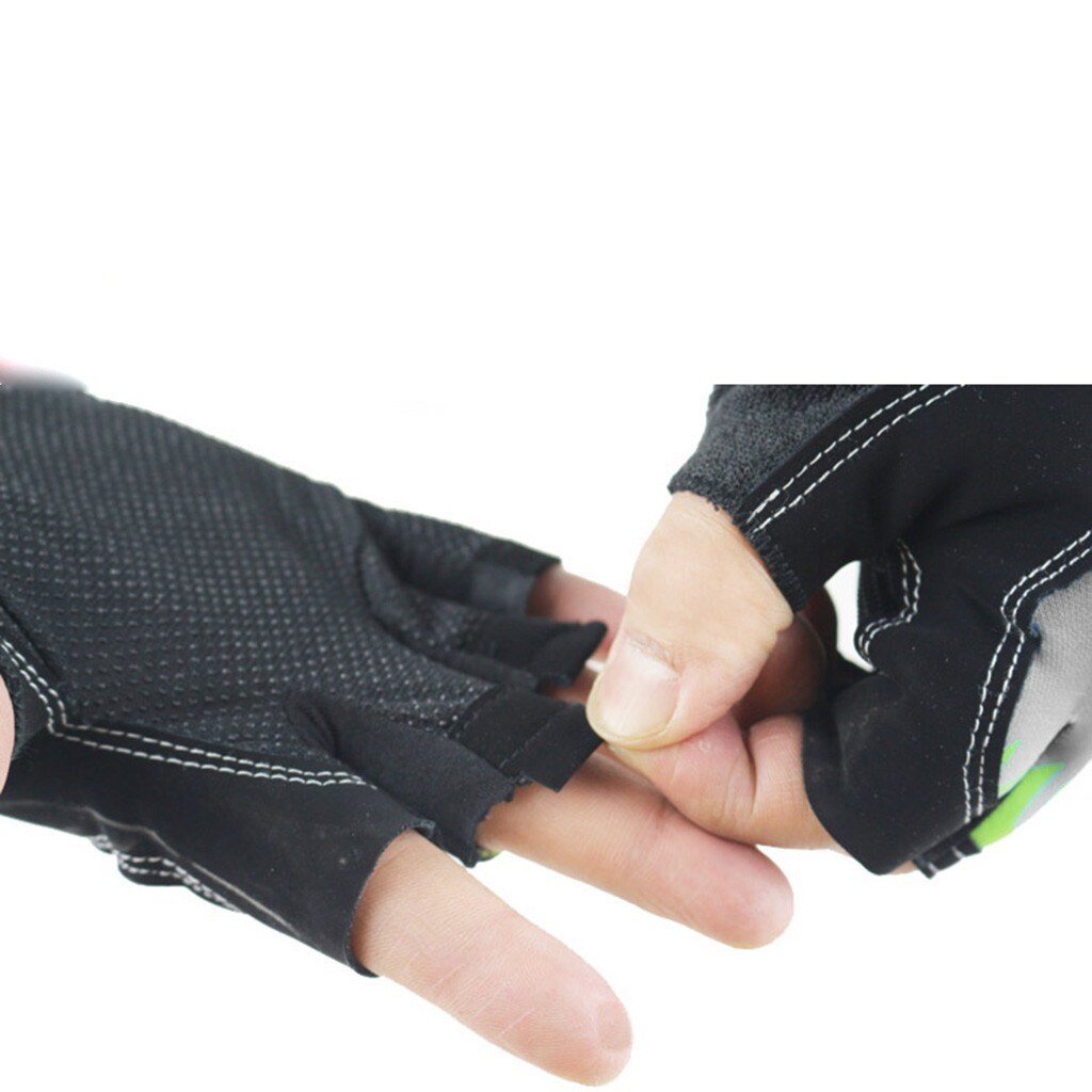 Unisex Bicycle Cycling Gloves Outdoor Sport Half Finger Anti-Slip Shock-Absorbing Fitness Fingerless Mittens Warmer Gloves