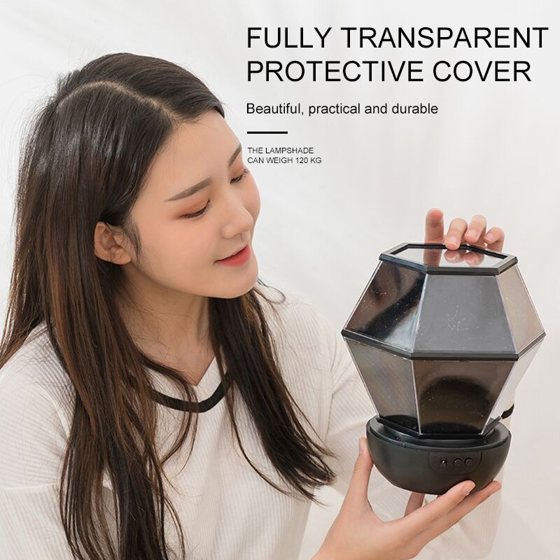 Romantische Roterende Sterrenhemel Star Projector Lamp Led Nachtlampje Sterrenhemel Planeet Magic Home Planetarium Universum Lamp