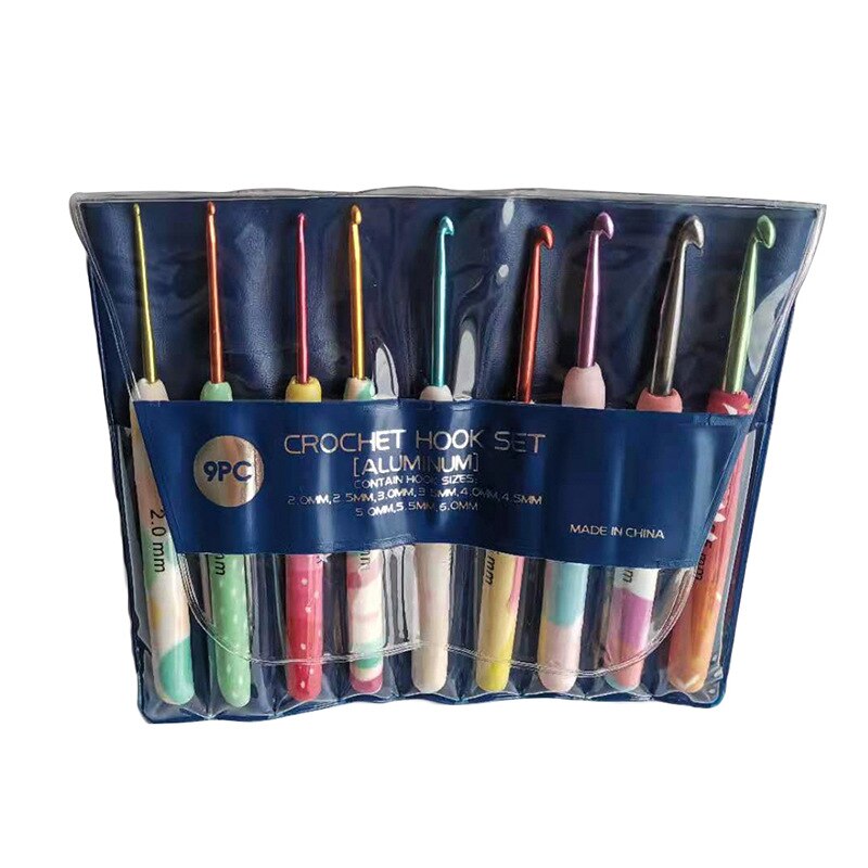 9 Stks/set 2.0-6.0Mm Haaknaalden Set Haak Naald Set Met Case Gehaakte Breien Tools