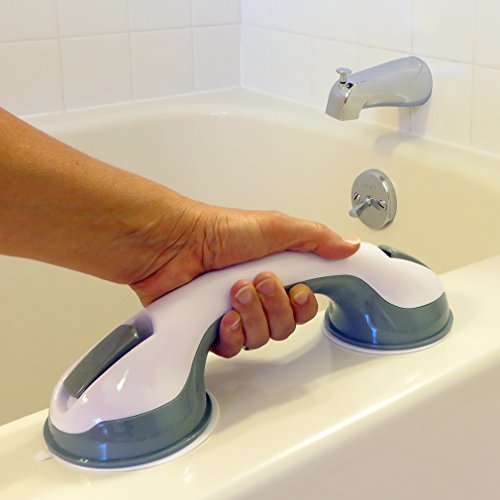 2pcs,Bath &amp; Shower Handle W/Strong Hold Suction Cups for Safety Grab, S/2