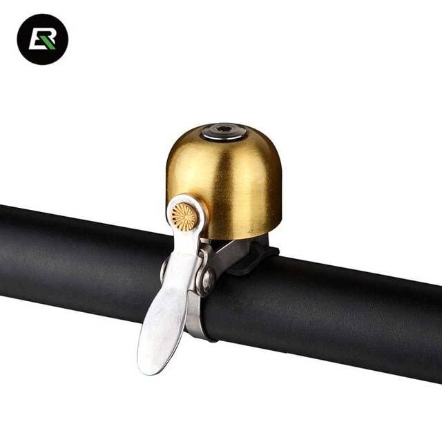 ROCKBROS Bicycle Bike Bell Portable Mini MTB Mountain Road Bike Horn Cycling Safety Alarm Warning Ring Bicycle Accessories: Copper2