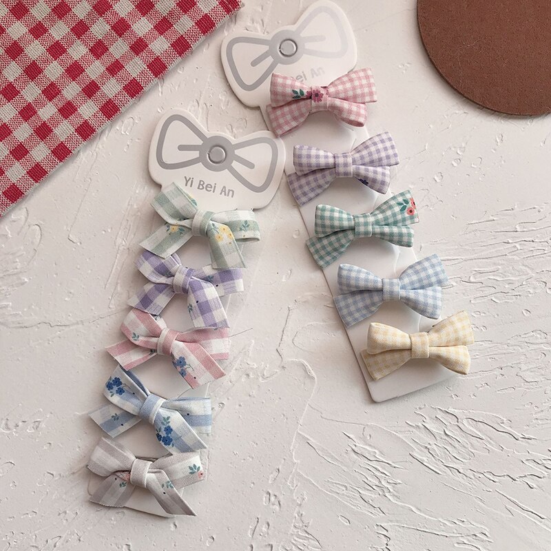 5 Stks/set Meisje Haar Clips Voor Meisjes Rooster Bloem Gedrukt Kinderen Haarspelden Kids Haarspeldjes Baby Meisje Haar Accessoires