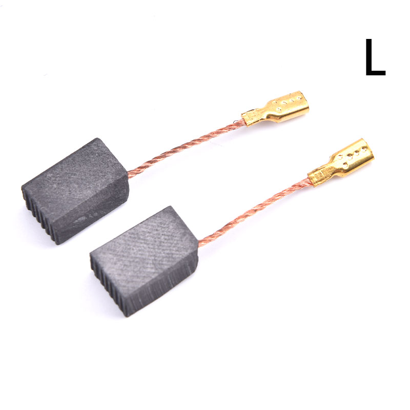 2Pcs/pack Angle Grinder Carbon Brushes 13x9x6mm for 100mm Angle Grinder Replacement: Yellow