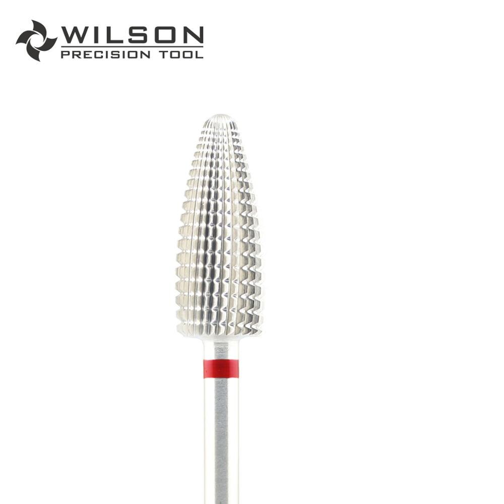 Typhoon Bits - Fine - Gold/Silver - WILSON Carbide Nail Drill Bit 1140491 1110491: F - Silver