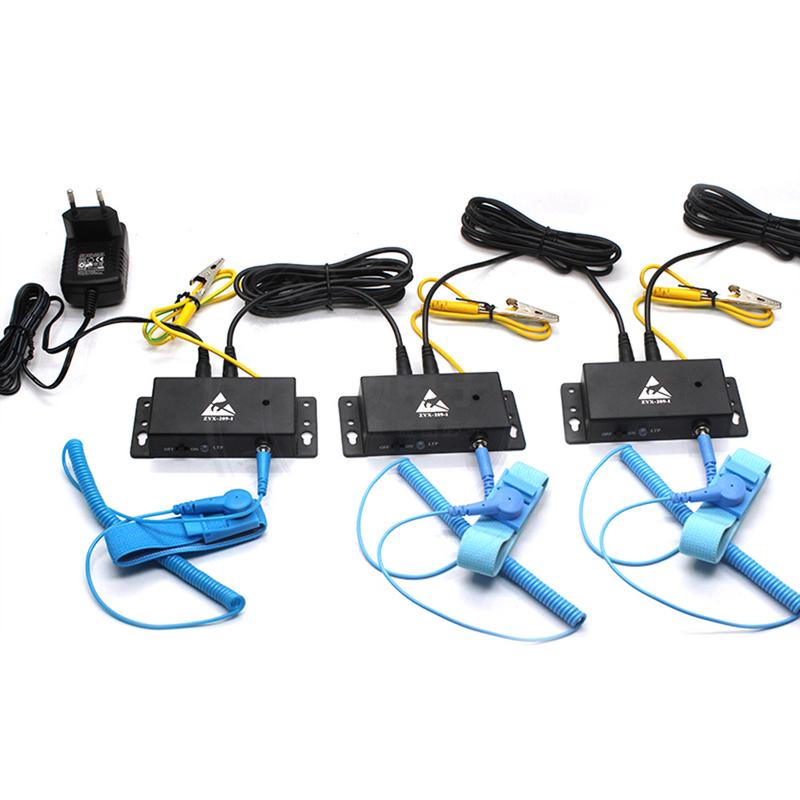 Auto-alarm Anti static ESD wrist strap tester one output Anti-static online monitor for Anti-static Electronic #35