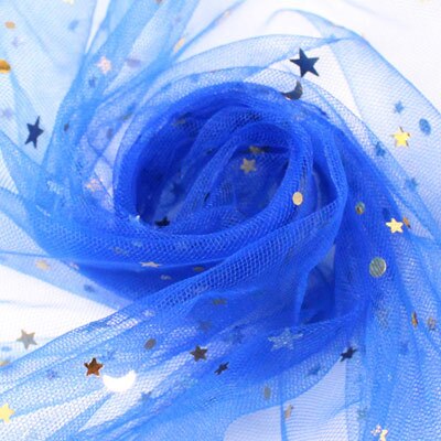 Netz garn sterne knospe siebdruck garn stoff Hochzeit kleid stoffe, matt transparent garn, hochzeit spitze dekoration: 8