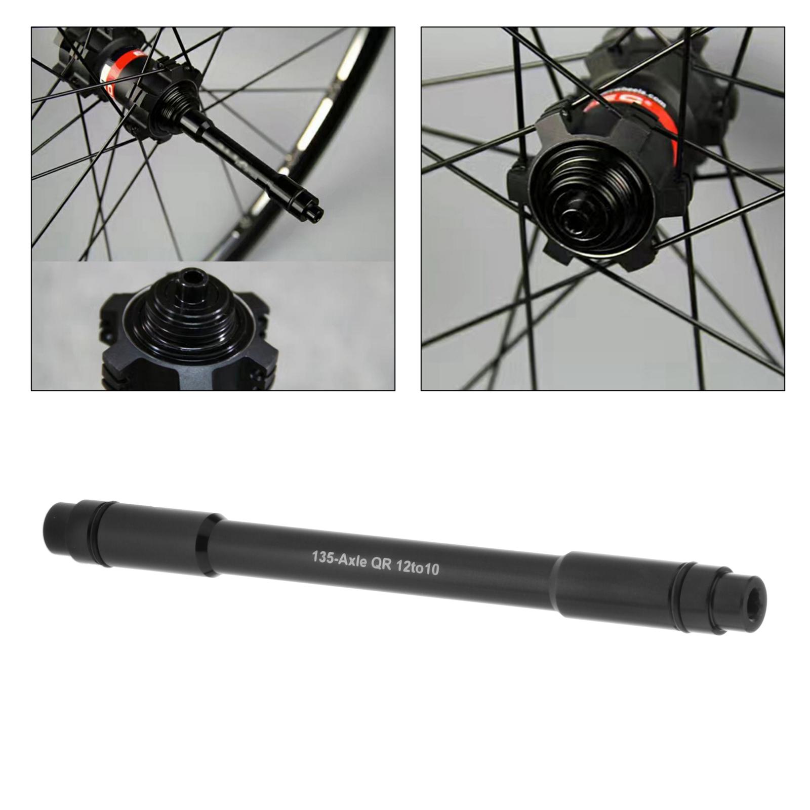 Fiets 12mm to 10mm qr adapter steekas naaf 135mm/142mm/148mm fiets voorwielnaaf adapter