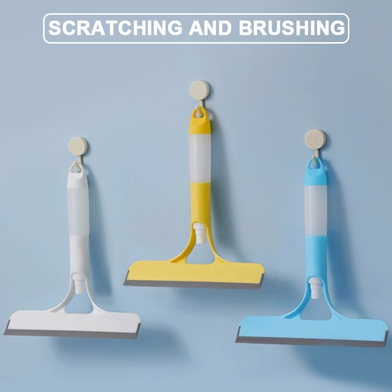 SEAMETAL limpiaparabrisas de limpieza de vidrio de coche 3 en 1 limpiador de parabrisas de ventana de puerta de coche escurridor con botella de Spray para herramienta de lavado de casa de coche