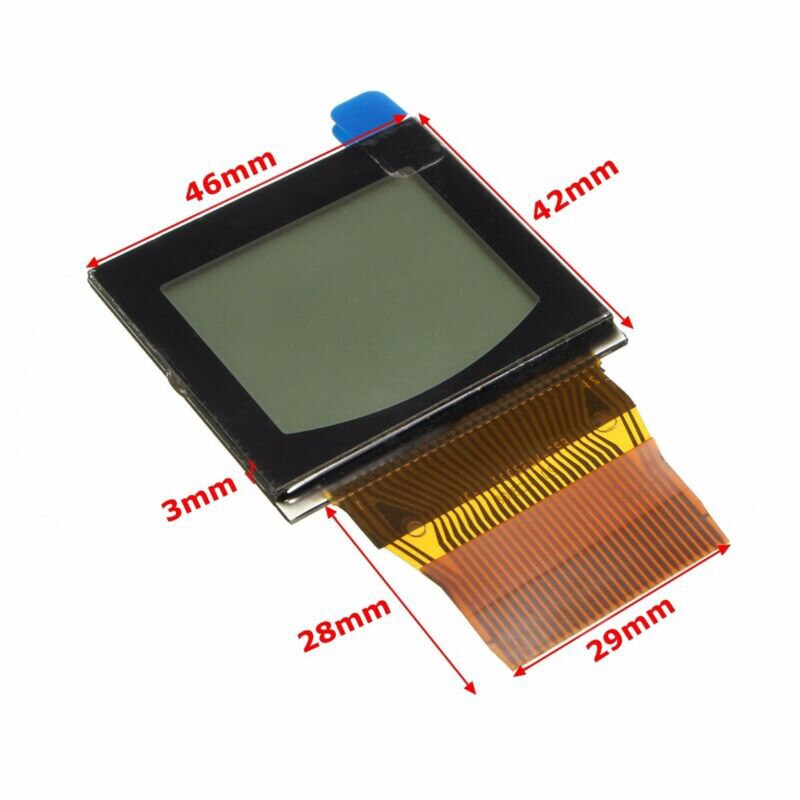 46x42x3mm pantalla LCD accesorios de repuesto Auto velocímetro acrílico polímero