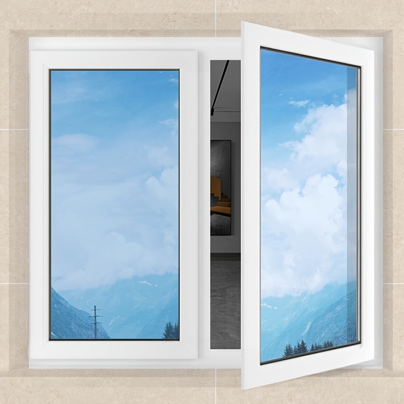 1 rulle värmeisoleringsfilm, insynsskydd, solskydd, fönsterfilm, uv-skydd, ljusblockerande, genomskinlig film