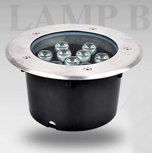 9 W LED Ingegraven Lamp Ondergrondse Licht AC 110-240 V IP65