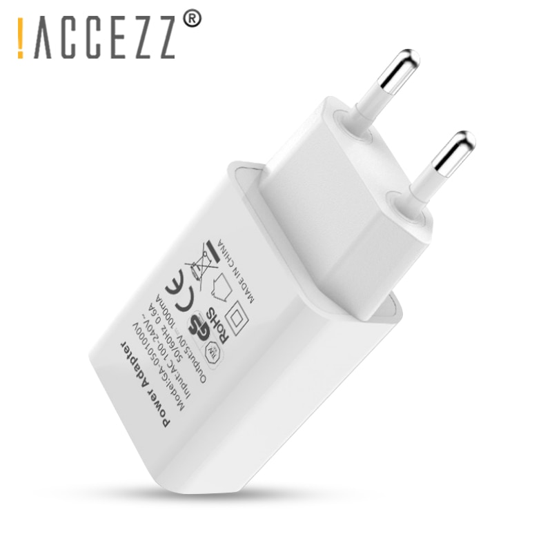 ! ACCEZZ praktisch Ladegerät 5V 1A Zauberstab Ladegerät Für iPhone X 8 7 Stecker EU Adapter Für Samsung S9 xiaomi mi 8 Huawei USB Ladegerät