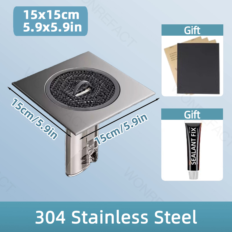 Washing Machine Floor Drain Tee Sticker Dual Purpose Connector Floor Drain Adapter Tee Joint Adapter Drain Sealing Tool: Red