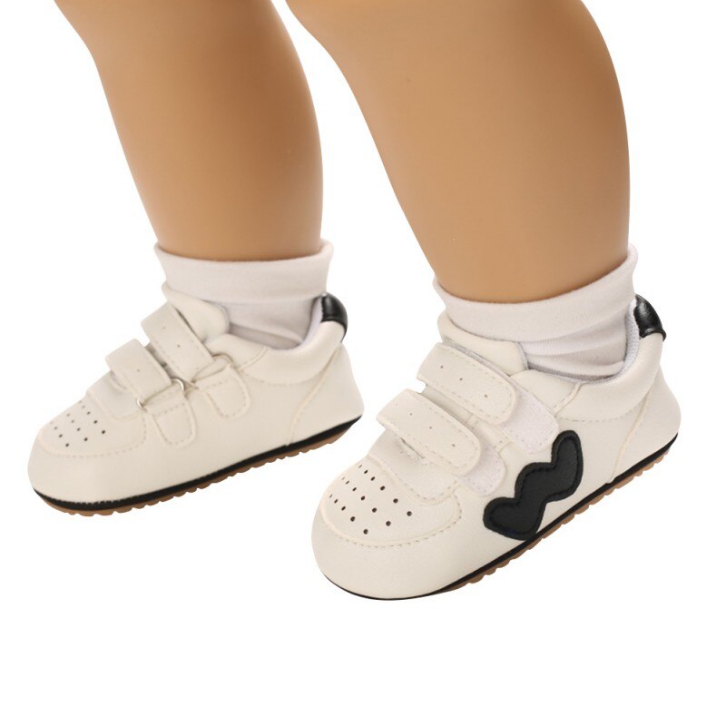 Baby Walking Shoes Solid Color Convenient Non-slip Soft Sole Baby Shoes Baby Bed Shoes