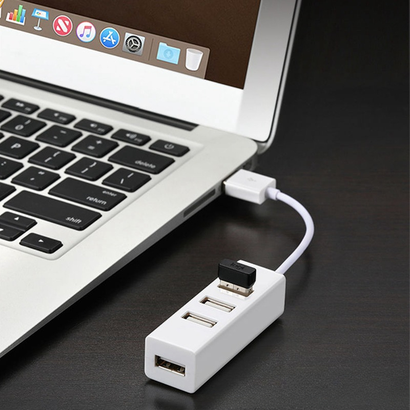 Adaptador de lector de tarjetas Micro SD 4 en 1, divisor USB SDHC, USB SD, T-Flash, M2, MS Duo, USB 2,0, adaptador de lectores de tarjetas de memoria de 4 ranuras