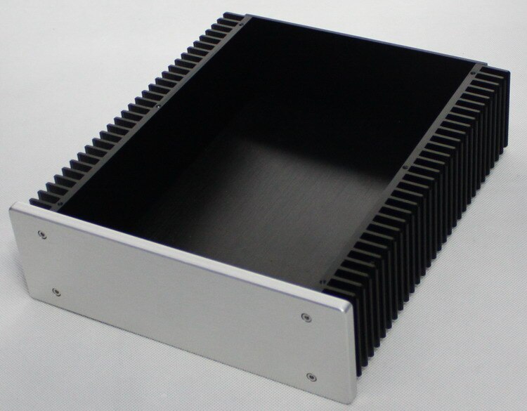 WA92 Full Aluminum Amplifier Enclosure Chassis Box With Heatsink For Audio AMP