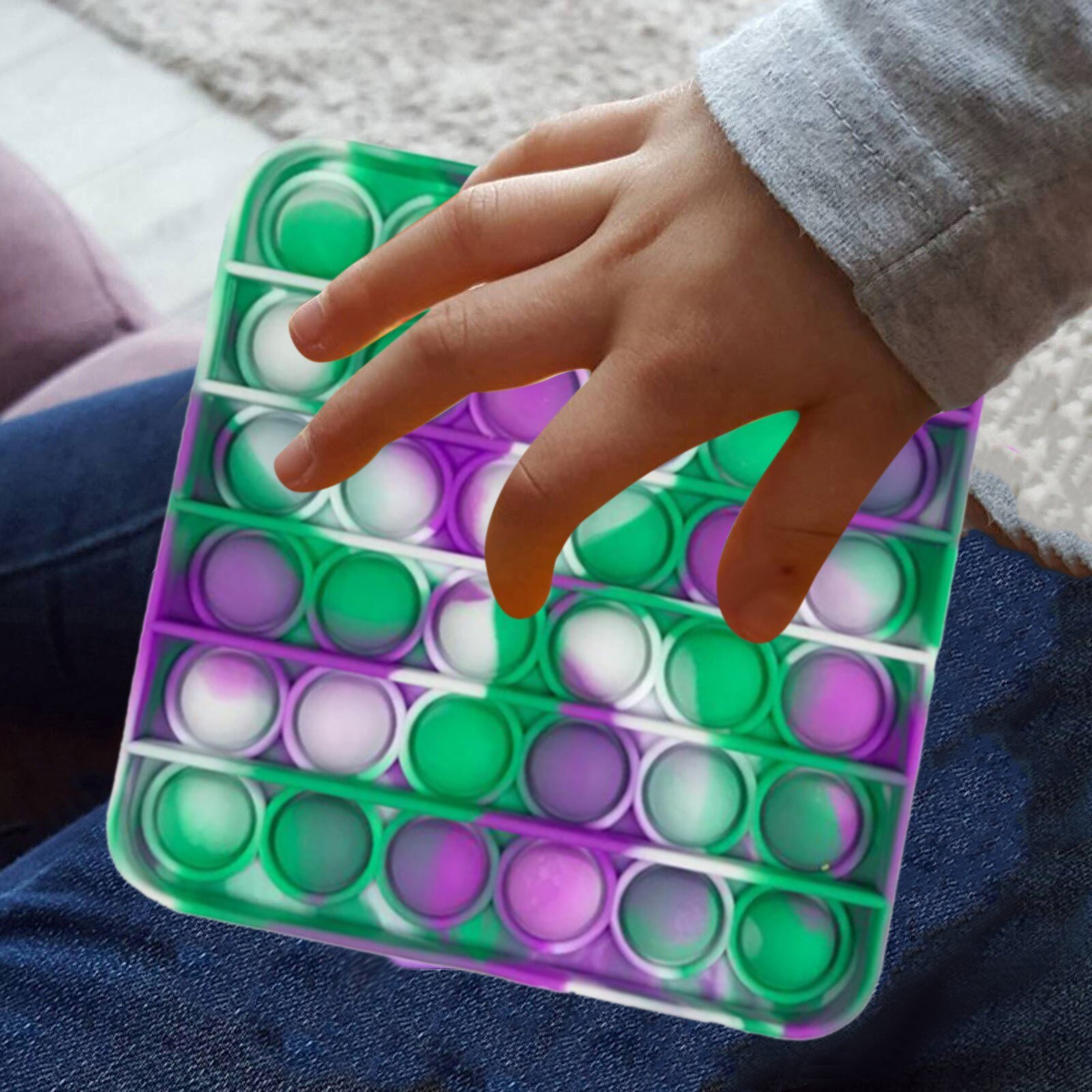 Antistress Fidget Toys Push Bubble Popit Squeeze Sensory Stress Reliever Autism Needs Adult Anxiety Focus Educational Toy Kids