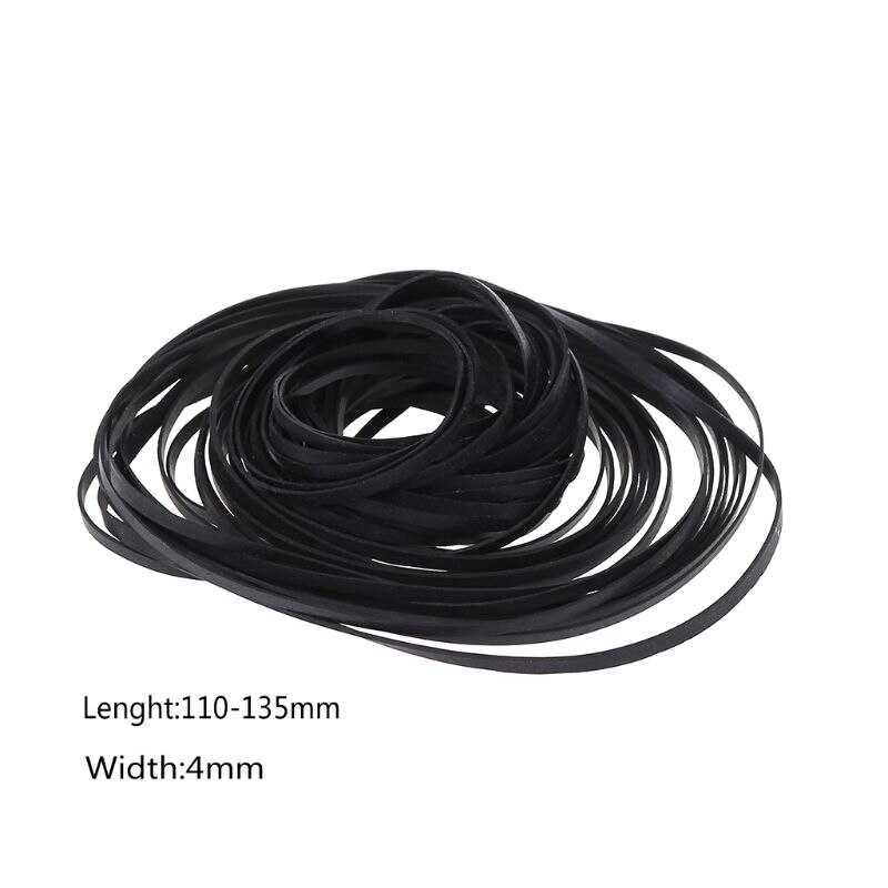 50pz Universale Assortiti Cinghia di Gomma Piana Comune Della Miscela del Nastro A Cassetta Macchina Cintura per Registratori Walkman CD DVD unità