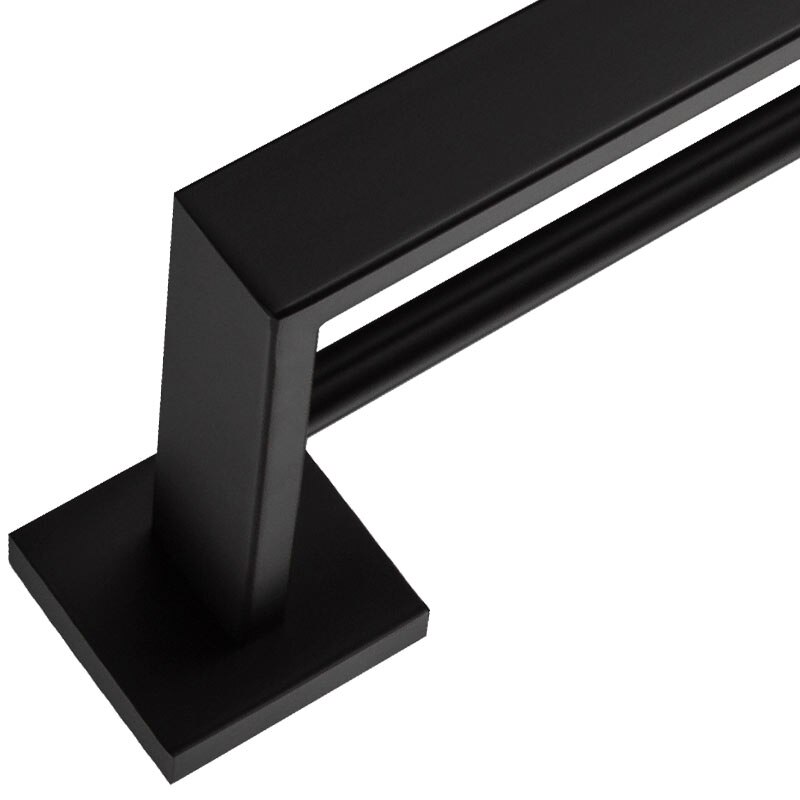 Handdoekhouder Wandmontage Zwarte Dubbele Handdoekhouder SUS 304 RVS Handdoekstang voor Badkamer Keuken Handdoek-30-98cm Optioneel (Size : 90cm